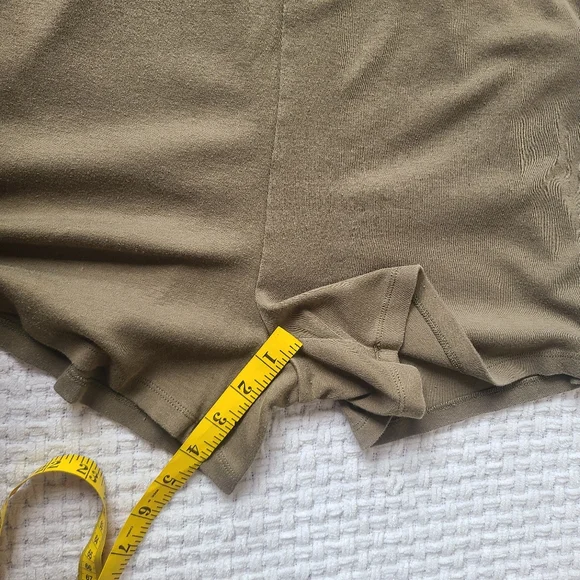 MWL Breeze Drawstring Romper Olive Green Sleeveless Women's Size M - Picture 7 of 11